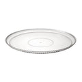 12'' Clear Plastic Ridged Tray