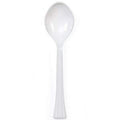 12" White Salad Heavy Weight Serving Spoon Plastic Serverware Lillian 1 Piece
