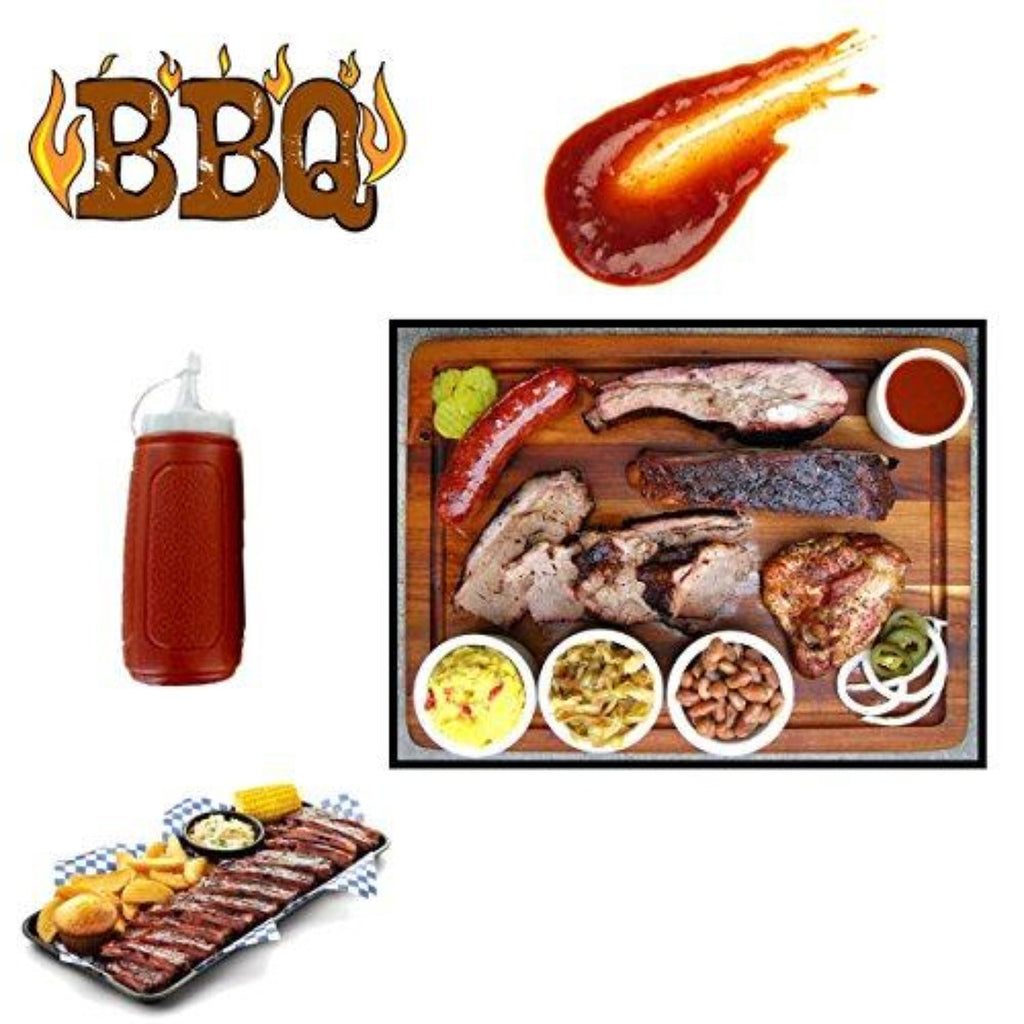 3PCS Picnic Condiment Squeeze Bottle Set