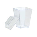 Mini Dish Clear Plastic Gourmet