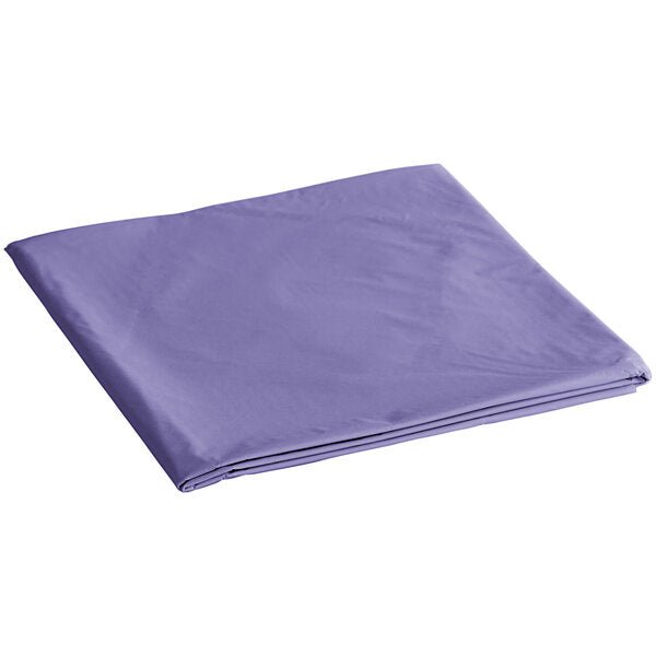 *WHOLESALE* 84'' Round Purple Table Cloth Plastic Disposable 36/Case