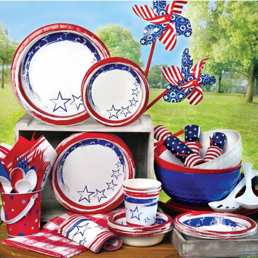 Lunch Napkins Stars 'N Stripes Premium Paper  40 Pack