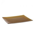 7.5" Gold Rectangular Appetizer Plates Plastic