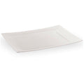 9" Clear Rectangular Salad Plates  Plastic