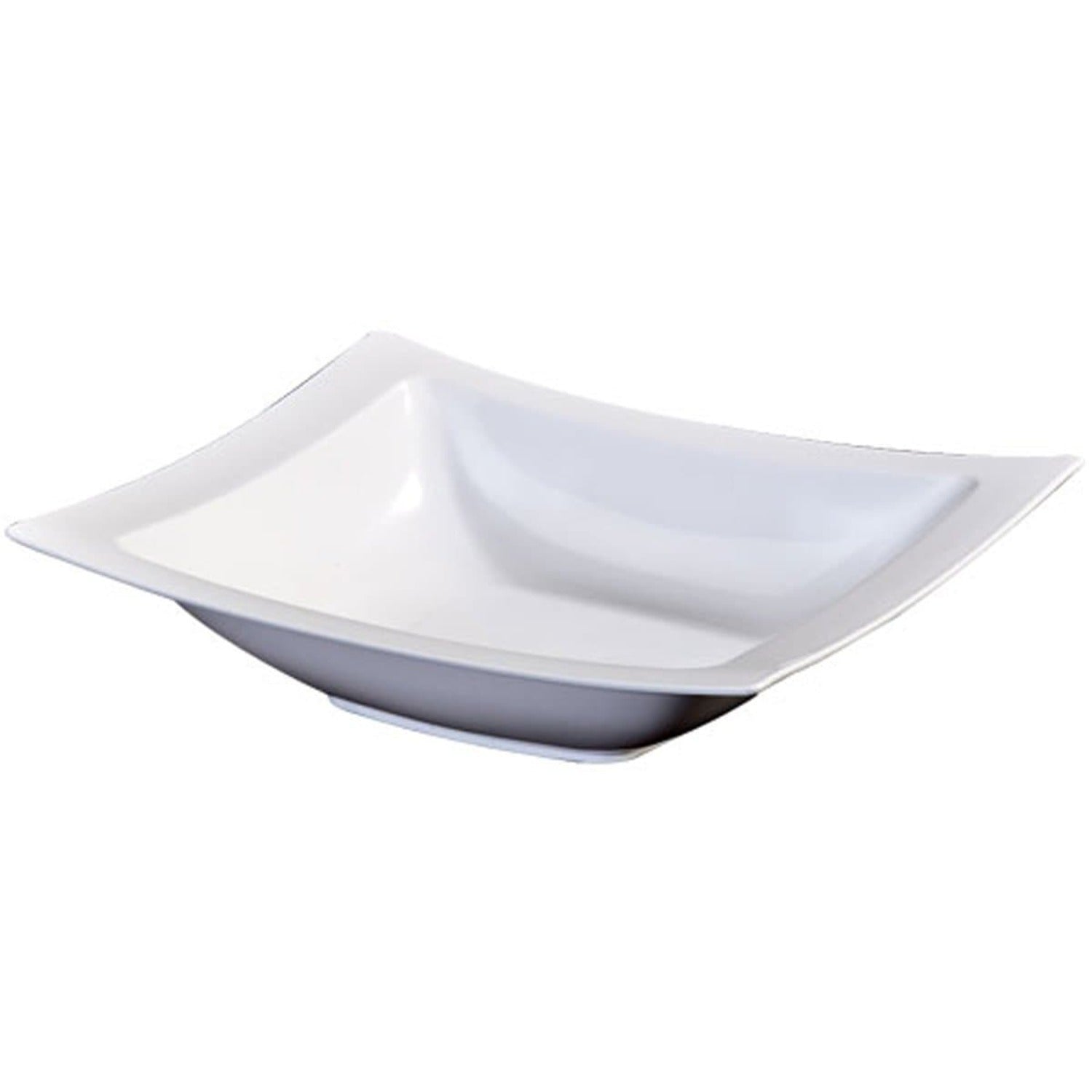 12oz Rectangular Soup Bowls White Plastic