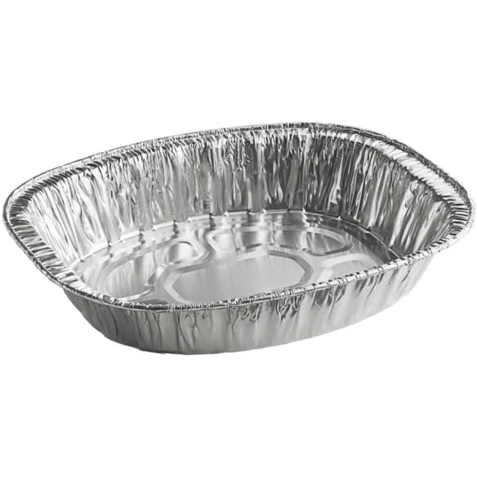 Oval Large Turkey Pan Heavy Weight Disposable Aluminum