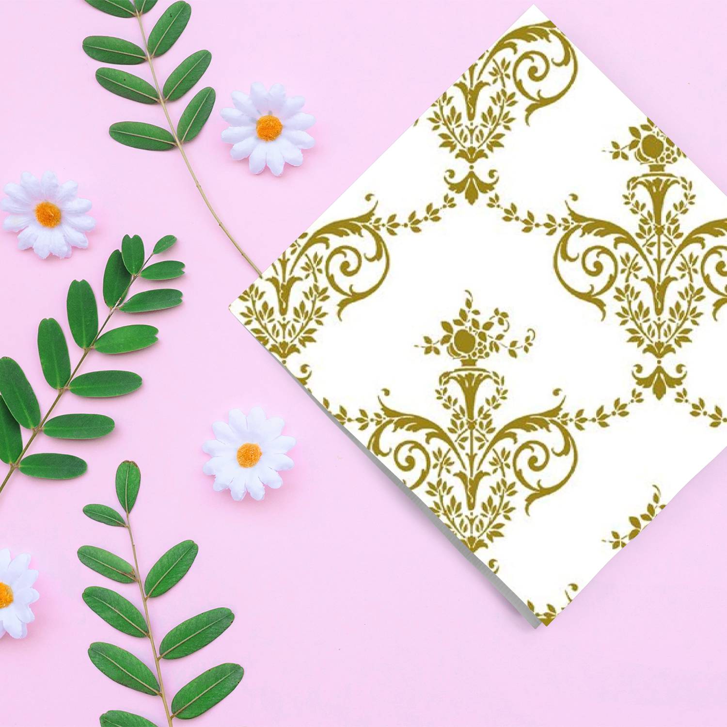 Royal Fleur-de-lis Lunch Paper Napkins 20 Pack