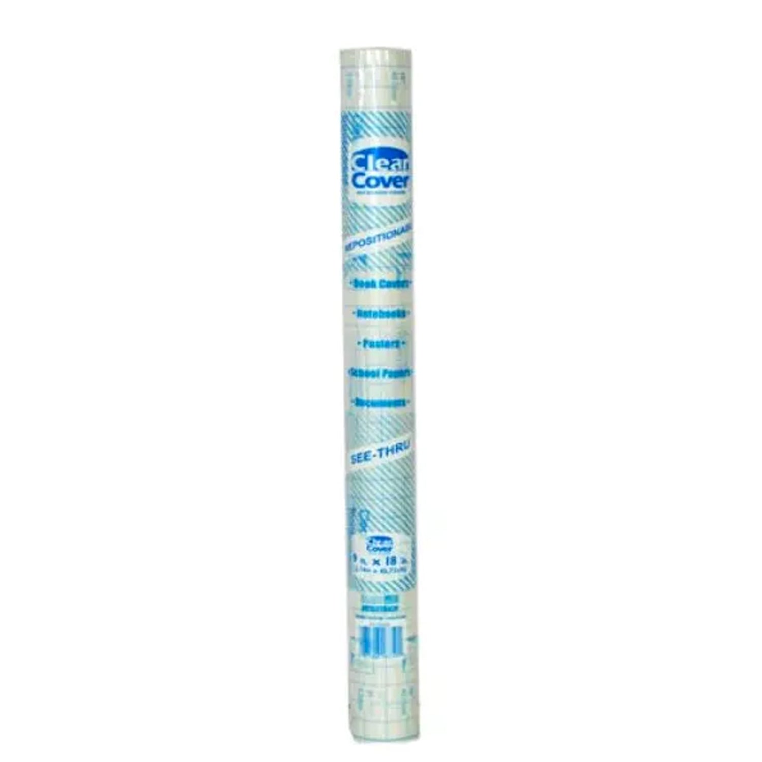 18" x 9' Clear Magic Cover Plastic Self Adhesive Liner