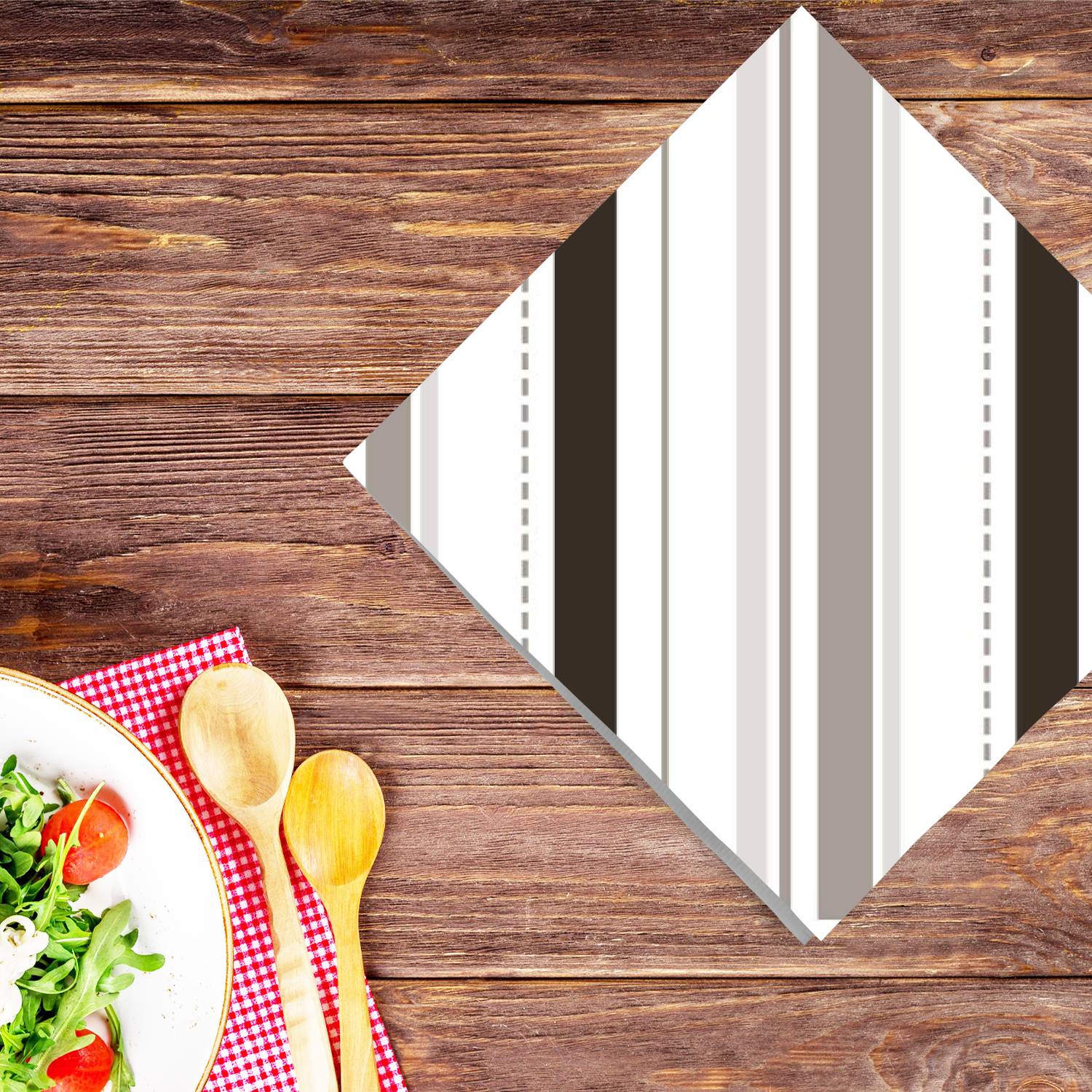 Shades of Grey Lunch Paper Napkins 20 Pack
