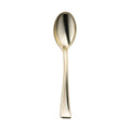 4" Gold Mini Plastic Spoons 24 Pack