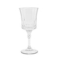 8 oz Crystal Like Elegant Wine Glasses Goblets Plastic 4 Pack