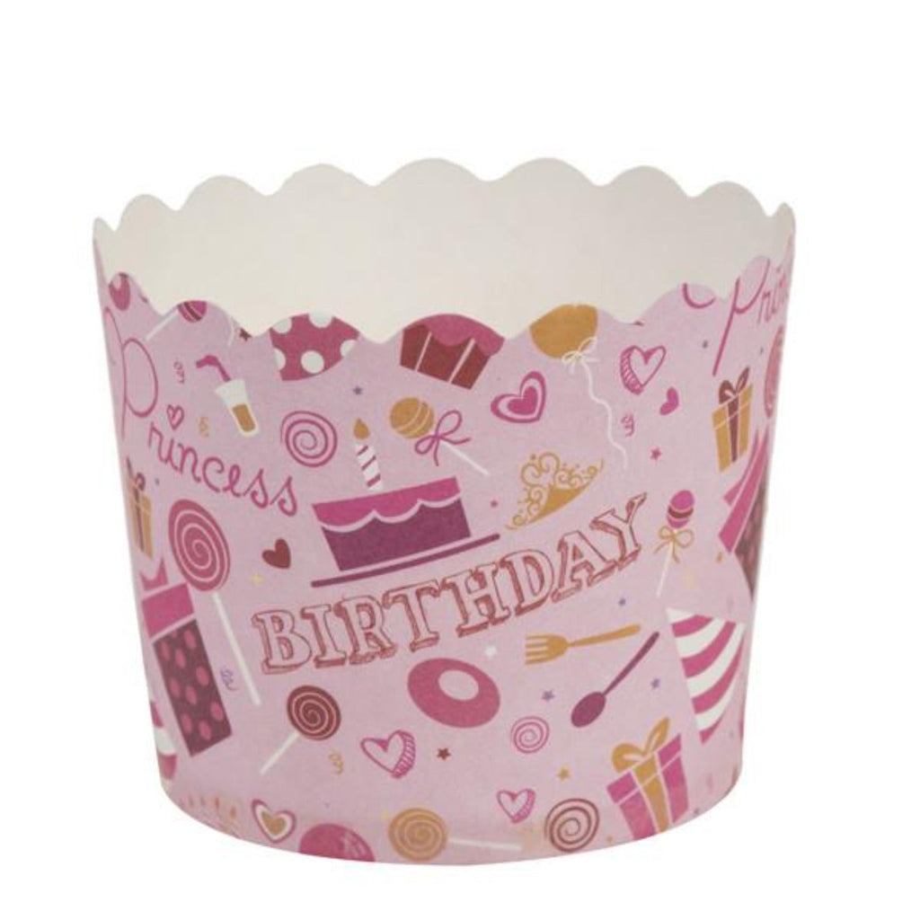 Pink Bday Baking Cups 20 Pack