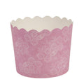 Pink Floral Small Baking Cups 20 Pack