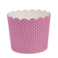 Pink Polka Dots Small Baking Cup 20 pack