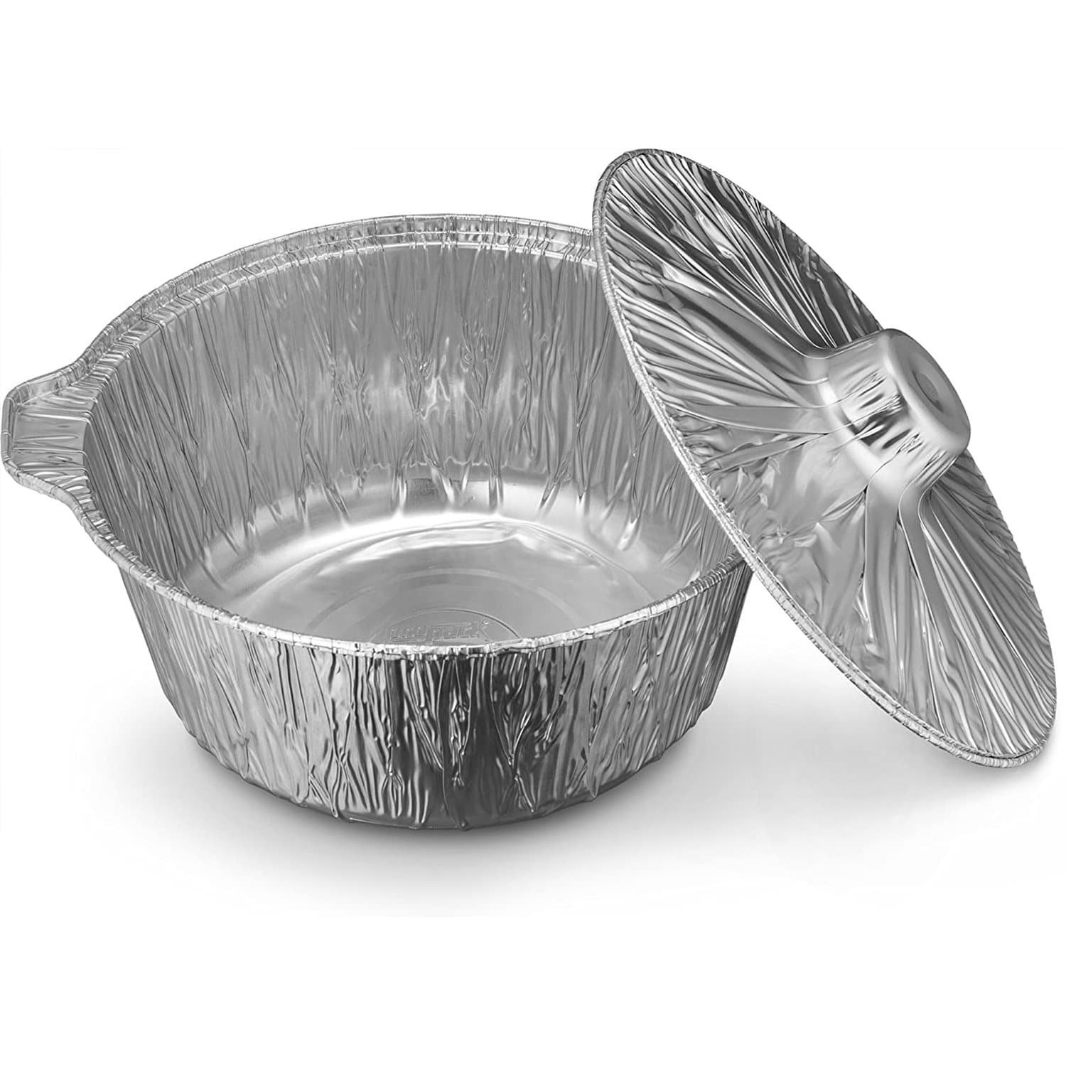 4Qtz Medium Pot With Lid Disposable Aluminum