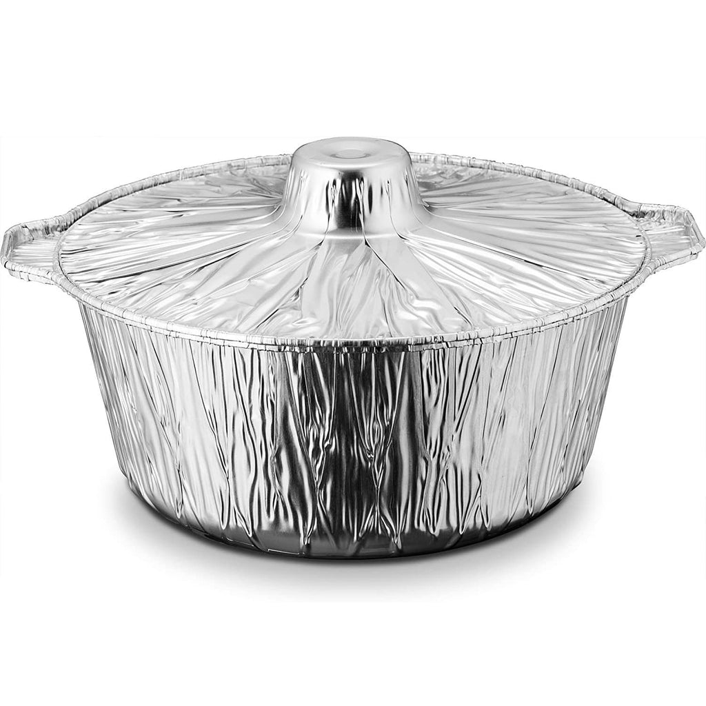2.75Qtz X-Small Pot With Lid Disposable Aluminum