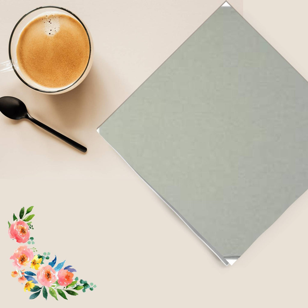 Solid Silver Lunch Napkins