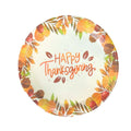 Thanksgiving 7" Paper Desserts Plates-8 Pack