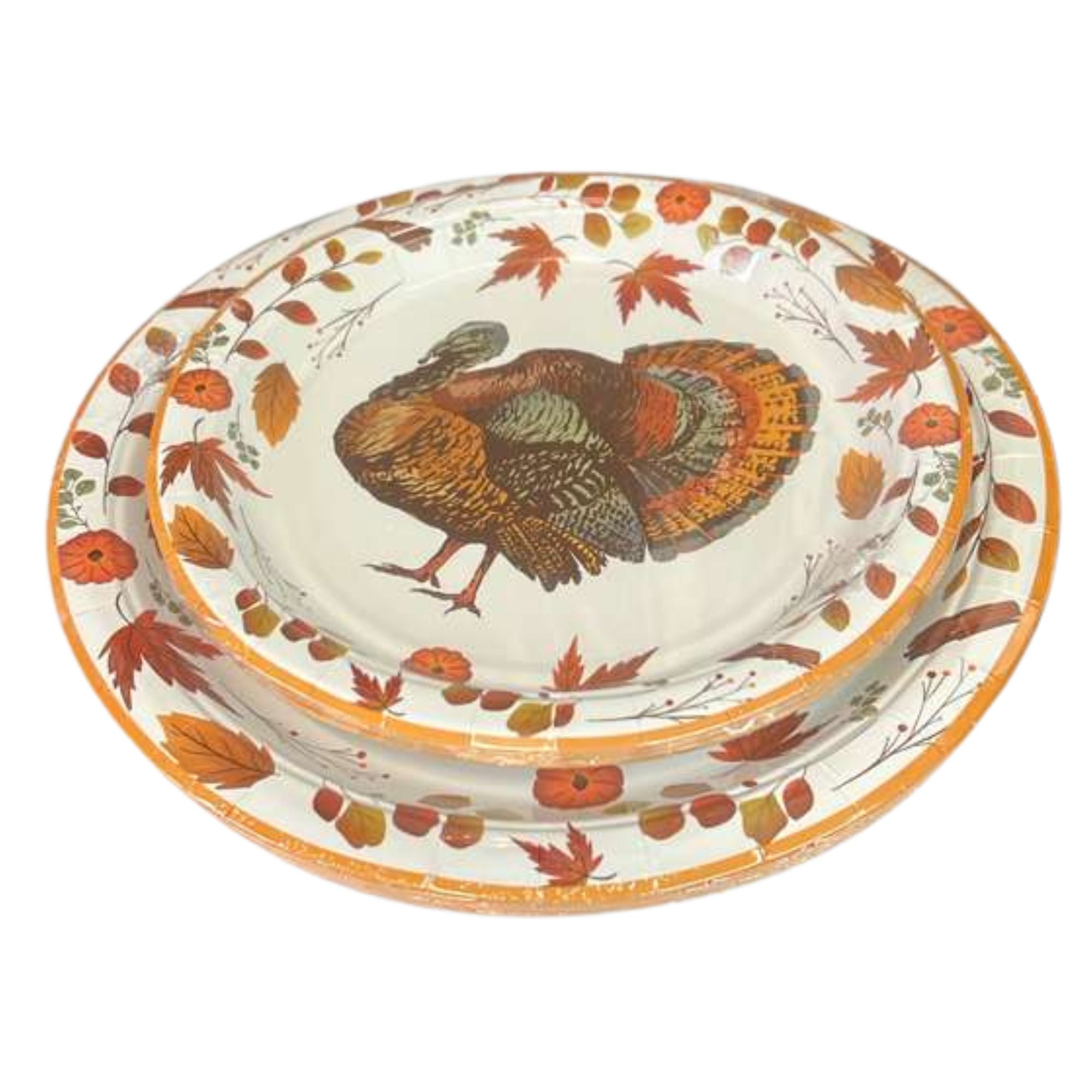 Thanksgiving  9" Disposable Paper Plates-8 Pack