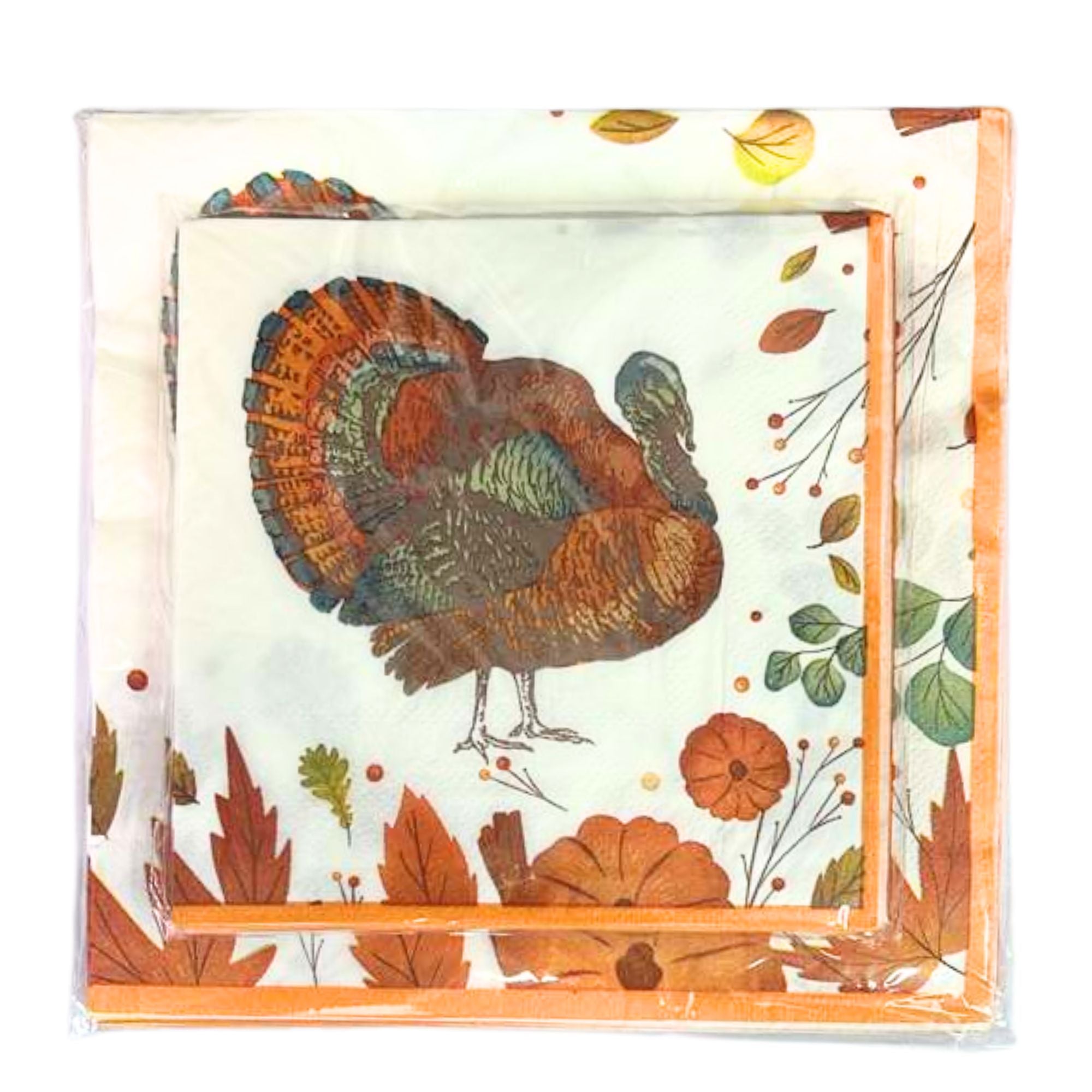 Thanksgiving Beverage Paper Napkins: 16 Pack