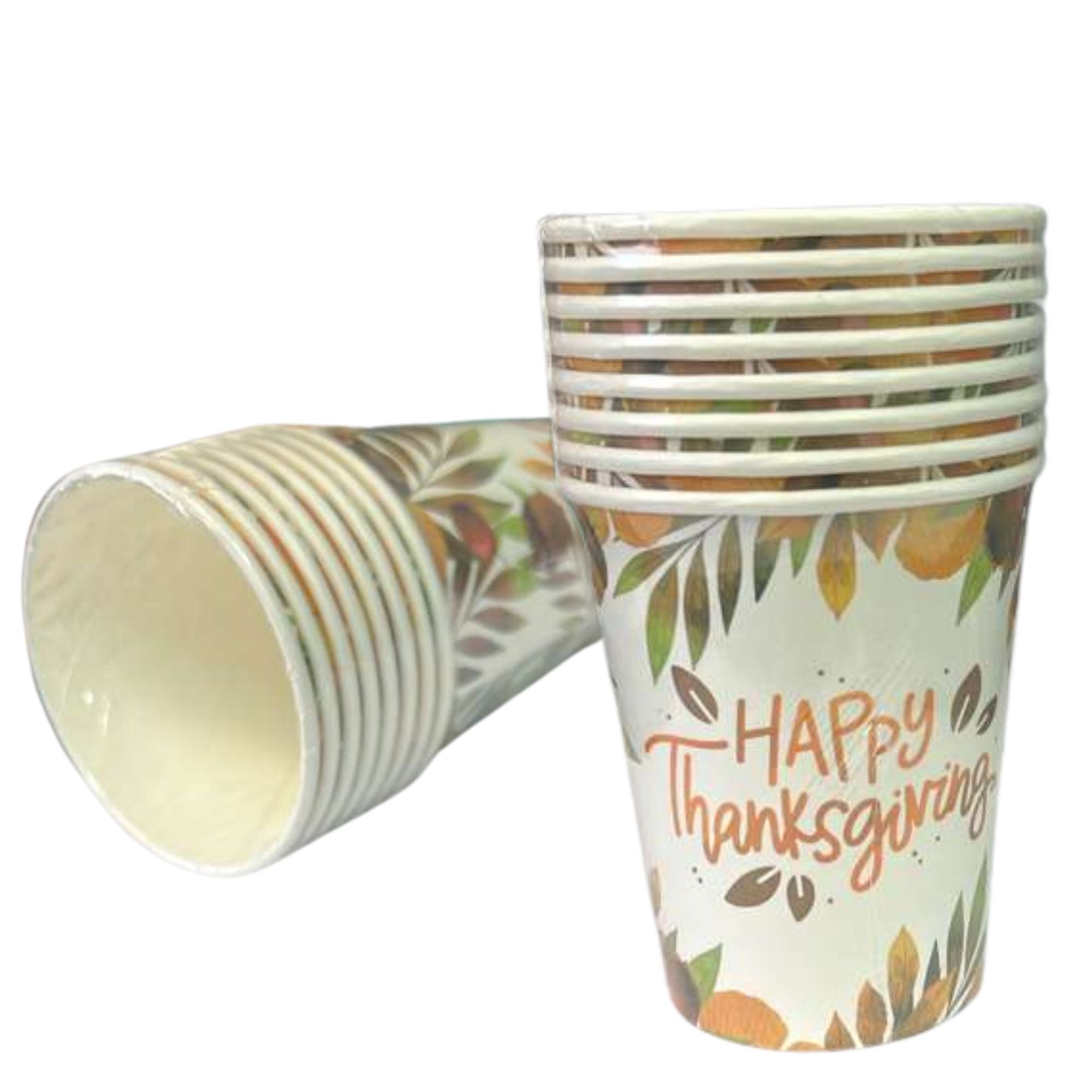 Thanksgiving 9oz Paper Cups -8 Pack