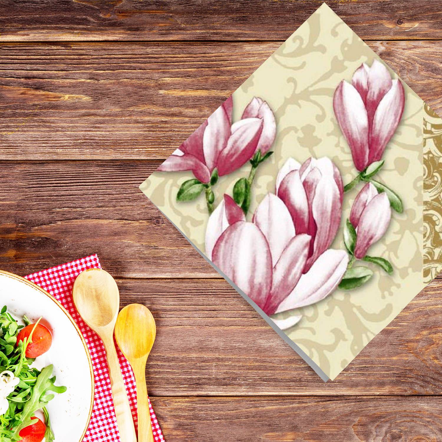 Timeless Tulip Lunch Paper Napkins 20 Pack