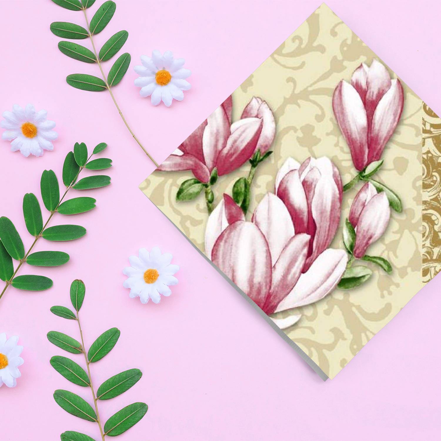 Timeless Tulip Lunch Paper Napkins 20 Pack
