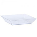 6.75" Tray Mini Clear Plastic Square