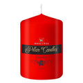 3"x3" Unscented Red Pillar Candle