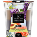 3.5oz Rose Lavende & Peach Blossom Double Scented Jar Candle