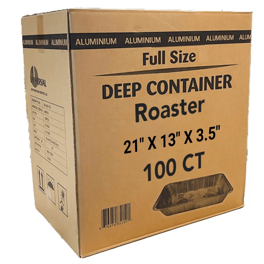 *WHOLESALE* Full Size Deep Roaster Pan Disposable Aluminum  100/case