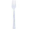 Mini Plastic Clear Forks