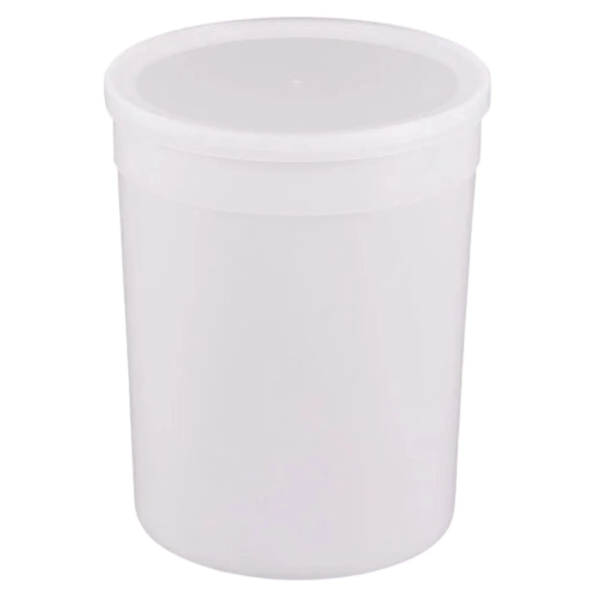 128oz Storage Containers with Lids Disposable Plastic