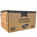 *WHOLESALE* 2lb Small Oval Challa Loaf Pans Aluminum Disposable 300/Case