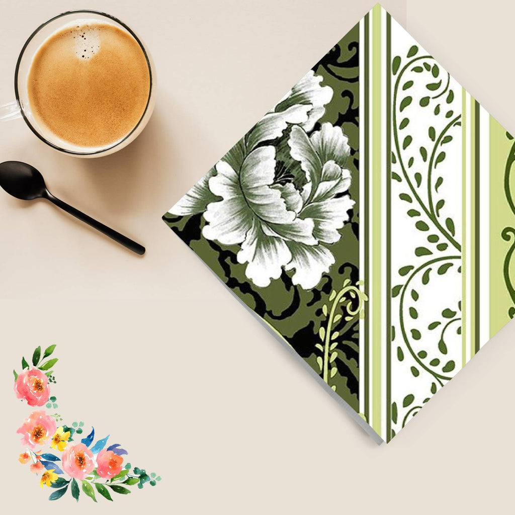 Vector Green Lunch Paper Napkins 20 Pack