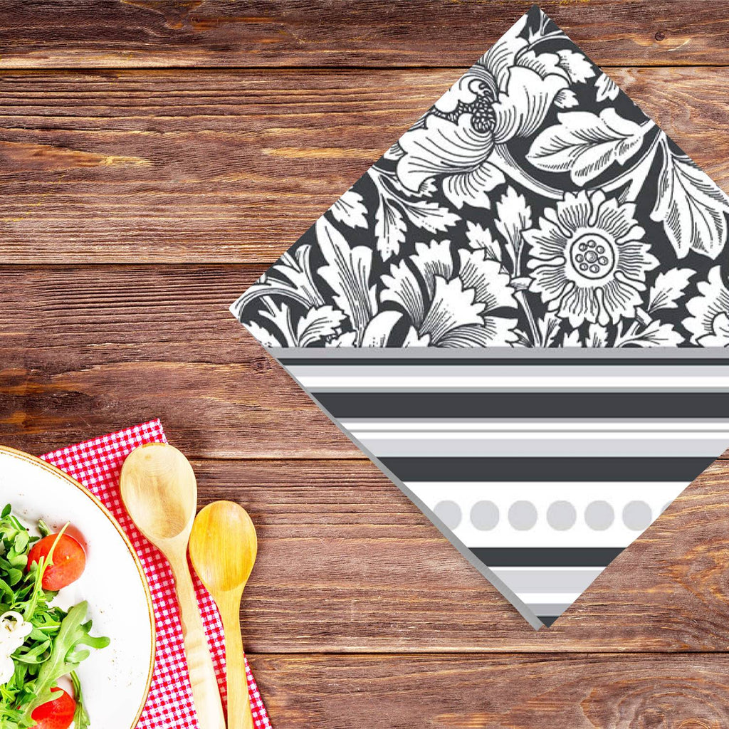 Vector Gray Lunch Paper Napkins 20 Pack