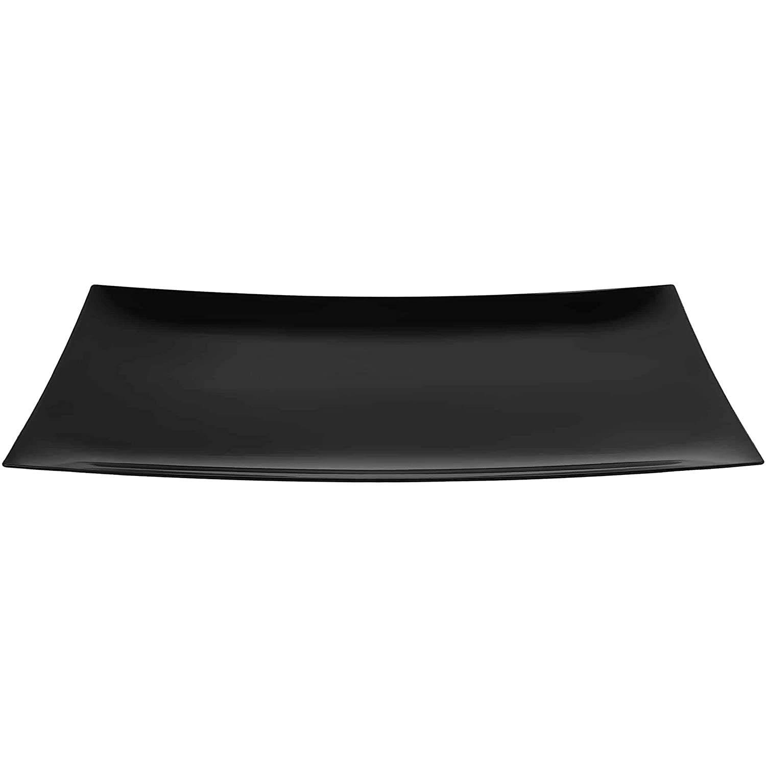 13" Serving Tray Black Plastic