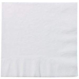 White Lunch Napkins [240 Pieces]