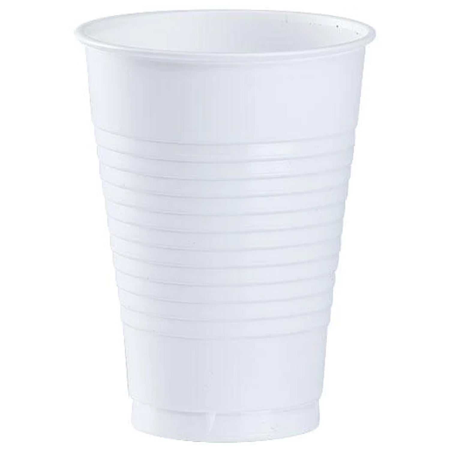 12oz White Plastic Disposable Party Cup