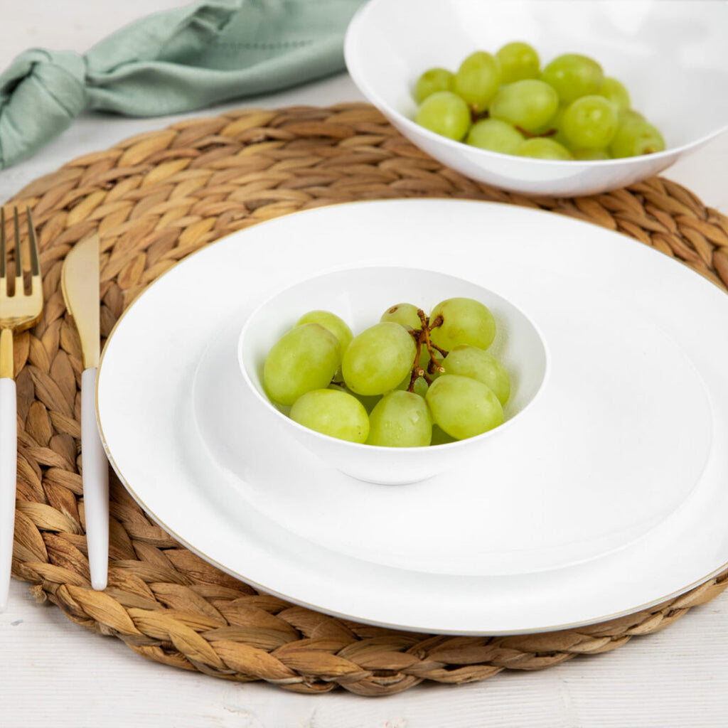 Organic 10.25" Plastic White Dinner Plate