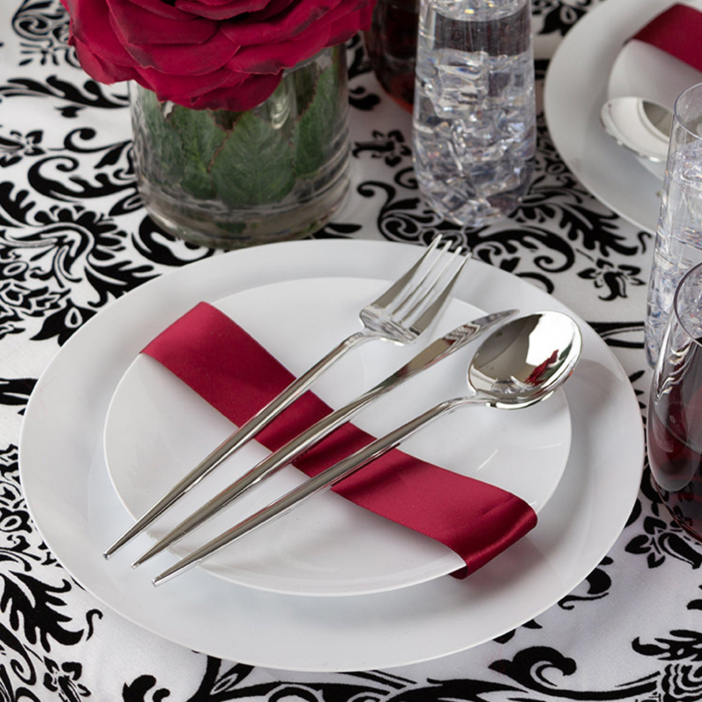 Organic Plastic 7.5" White Appetizer/Dessert Plate