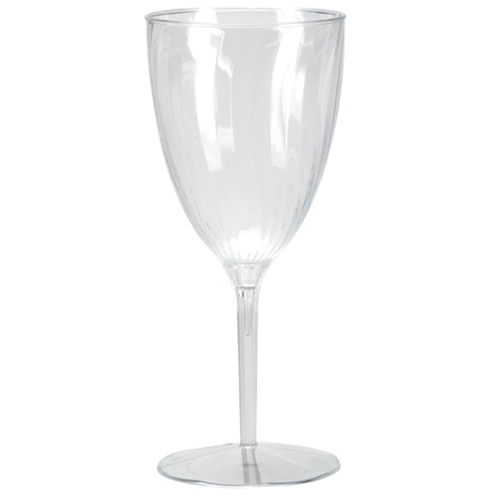 8oz Elegant Wine Glasses Goblets  Plastic