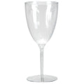 8oz Elegant Wine Glasses Goblets  Plastic