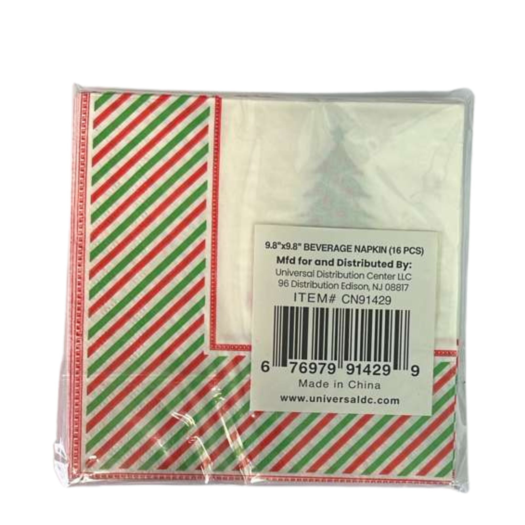 Christmas Bevarage Napkins Paper 16 Pack