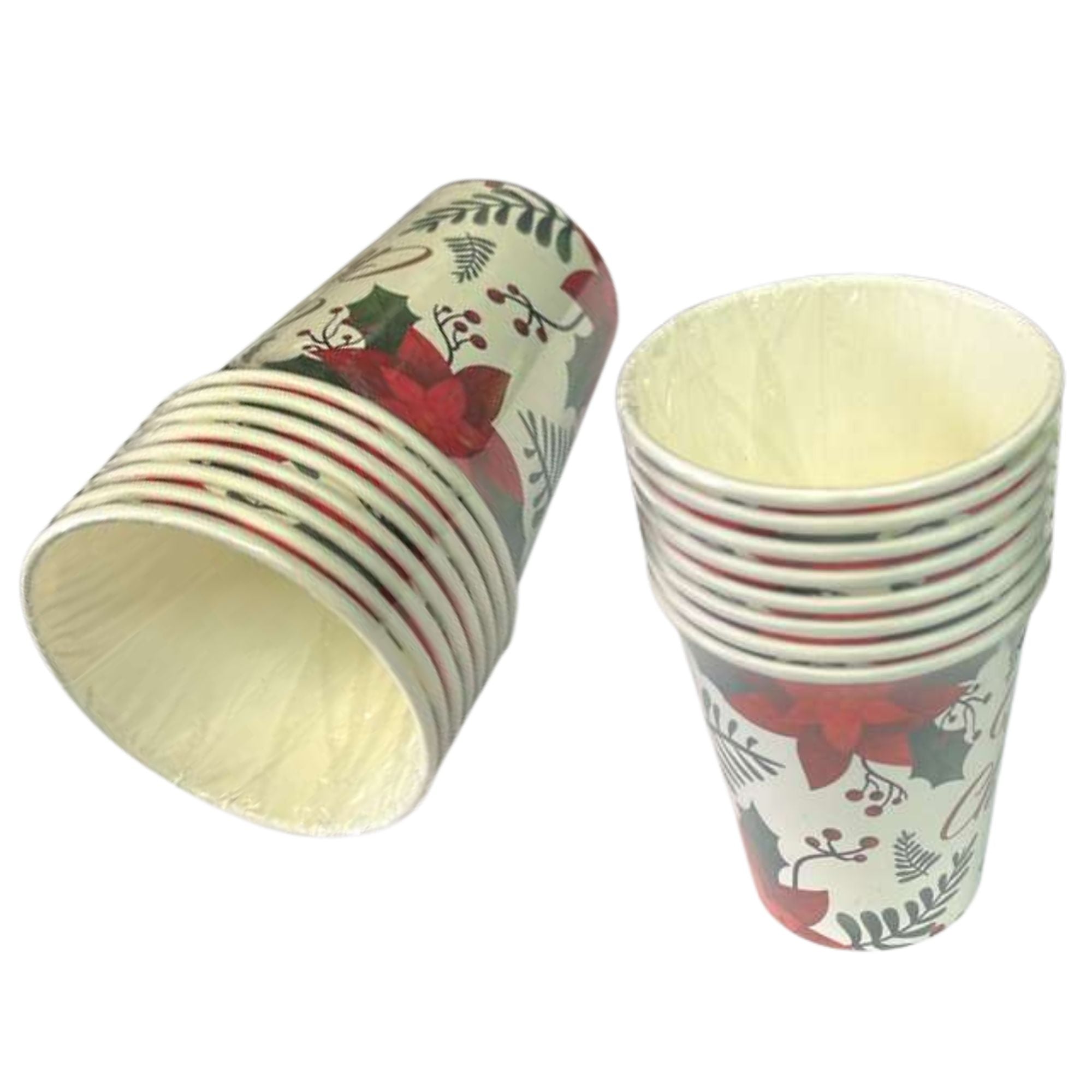 Christmas 9oz Paper Party Cups 8 Pack