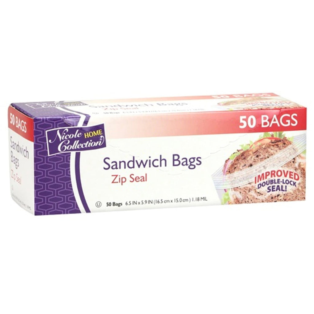 Sandwich Bags Zip Seal Plastic
