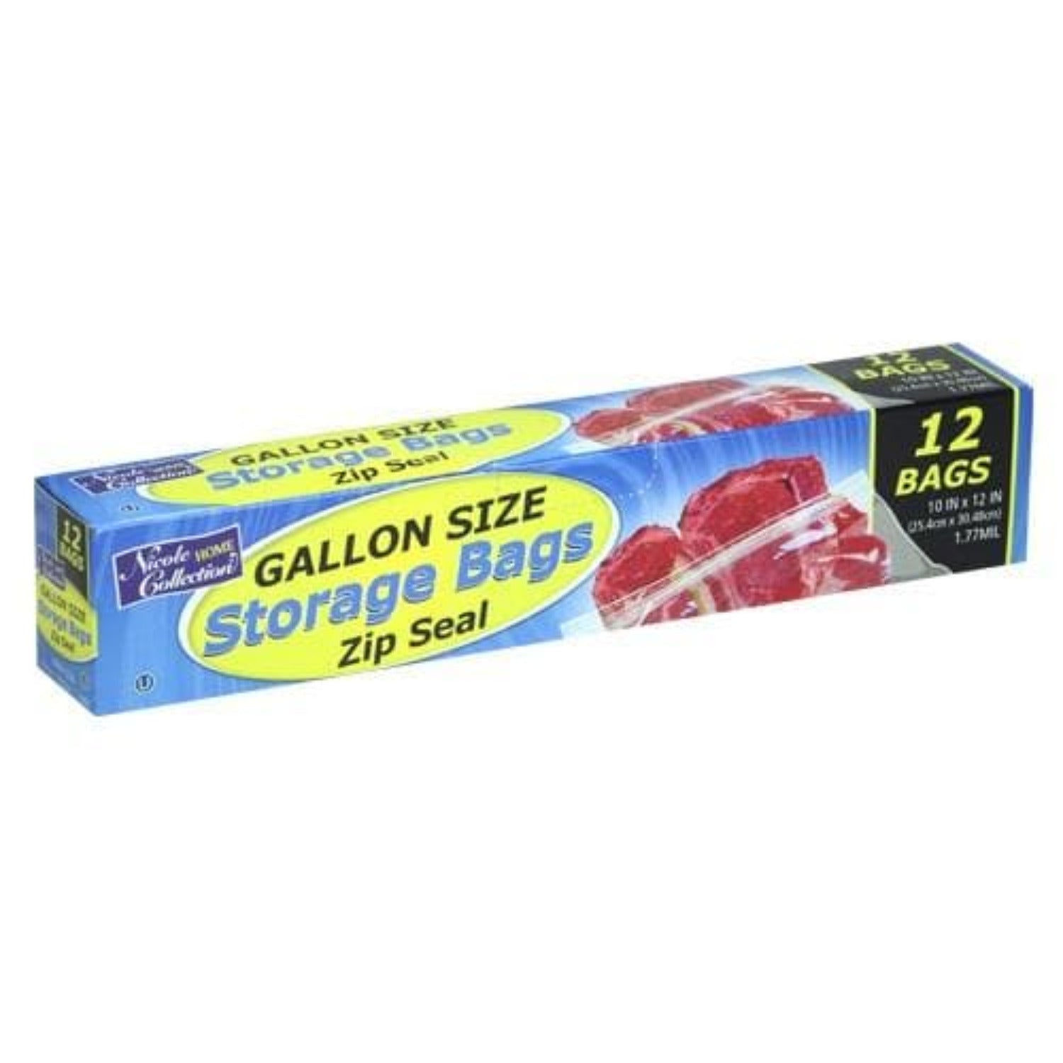 Gallon Size Bags Zip Seal Plastic Storage