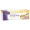 Quart Size Bags Zip Seal Plastic Storage