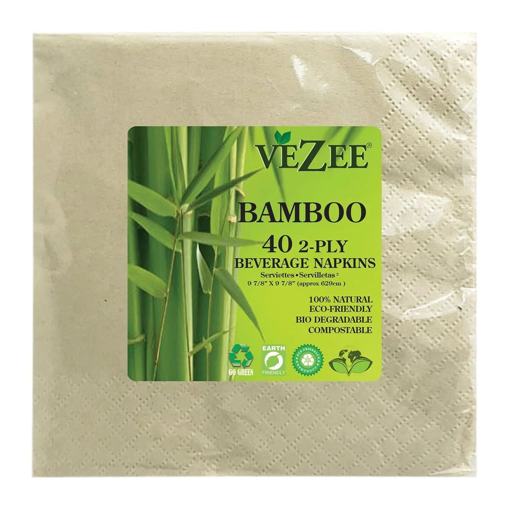 Bamboo 2 PLY Napkins 40 Pack Wholesale