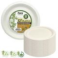 Eco 10″ Biodegradable Compostable Dinner Plates: 50 Pack